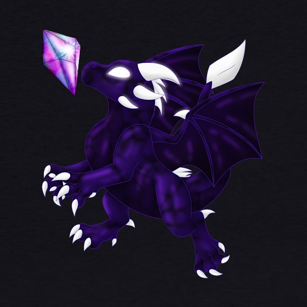 GemBabs: Elemental Dragon (Shadow) by spyroid101